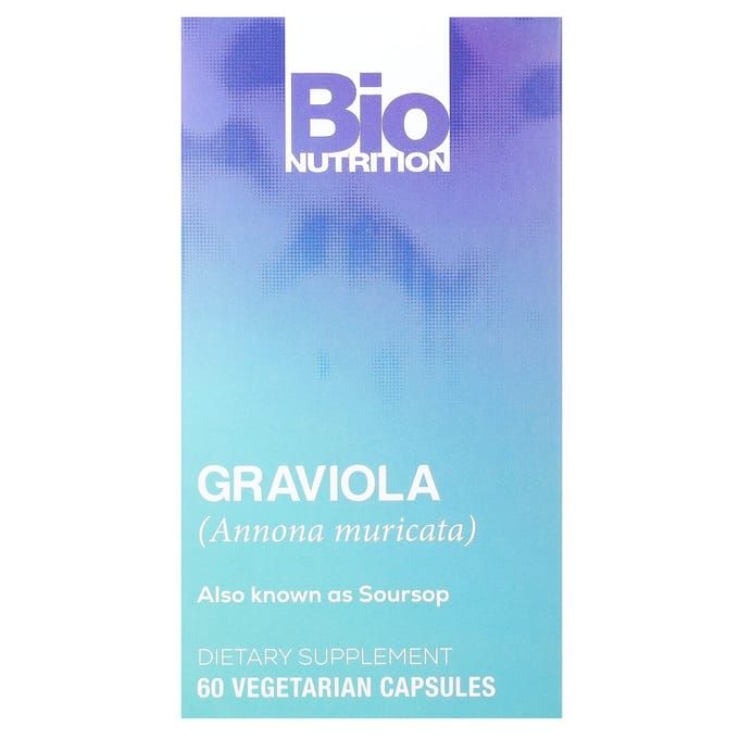 Graviola, 60 Gélules Végétales (750 mg par capsule)