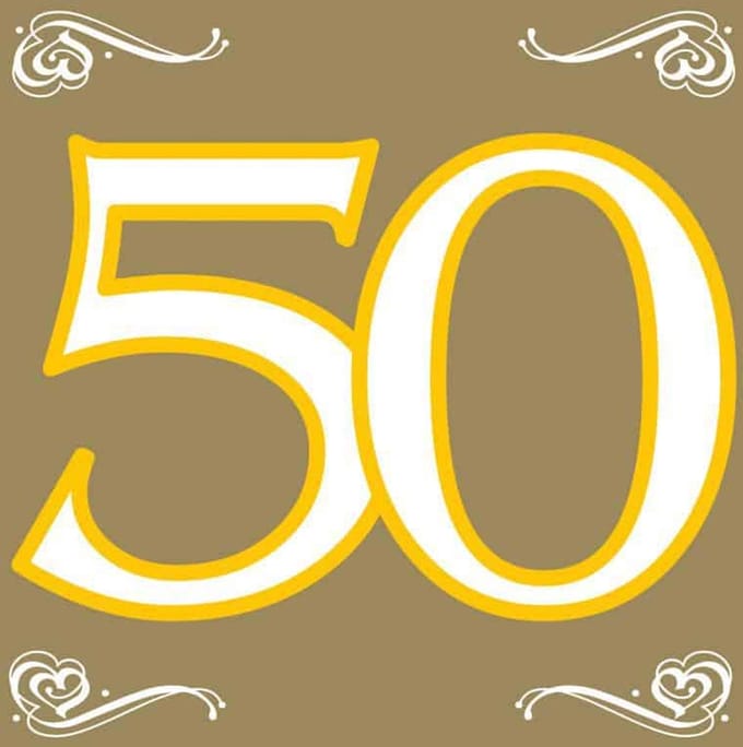 Folat - Servetten - 50 goud (20 stuks)