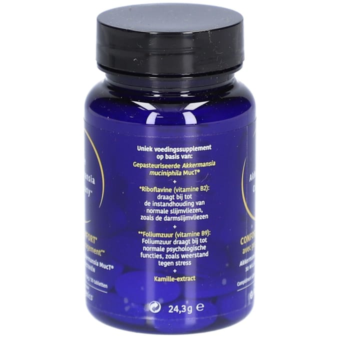 The Akkermansia Company® Darmcomfort met Stressmanagement 30 Gecomprimeerde tabletten