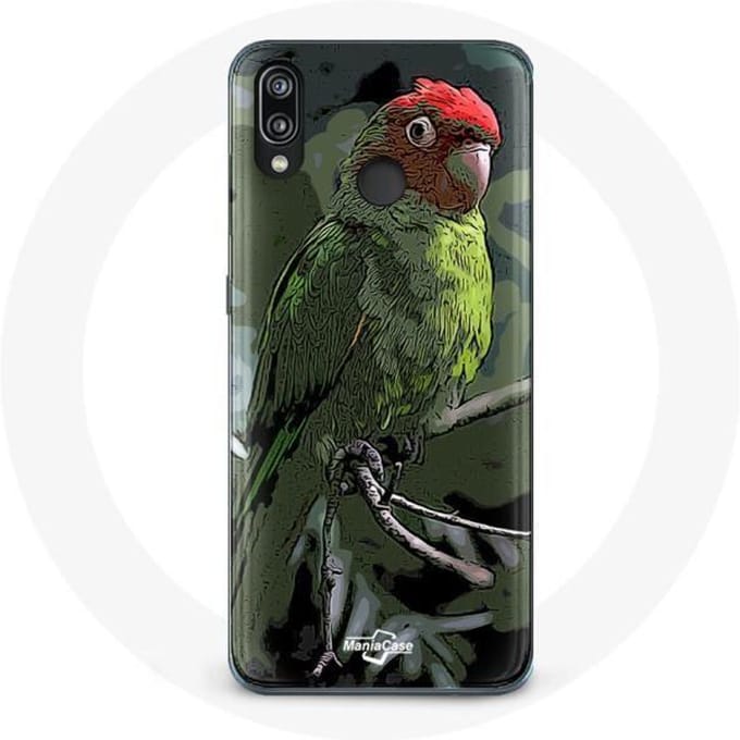 Coque pour Huawei P20 Lite Pionus Perroquet Rouge Vert
