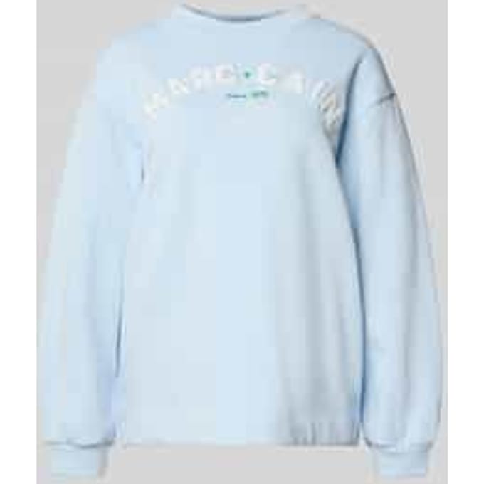 Relaxed fit sweatshirt met Logodetail