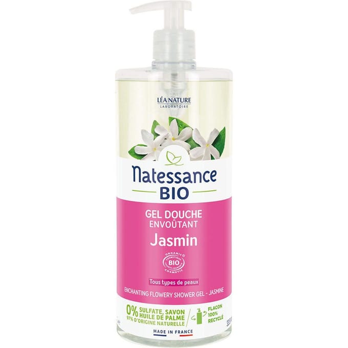 Natessance Douchegel Jasmin Bio Sans Sulfate 1 L 1000 Gel