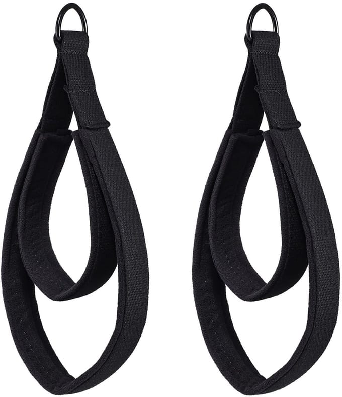 Pilates Reformer Straps – Dubbele Lussen – Comfortabele Hand- & Voetlussen – Geschikt voor Thuis & Studio Workouts