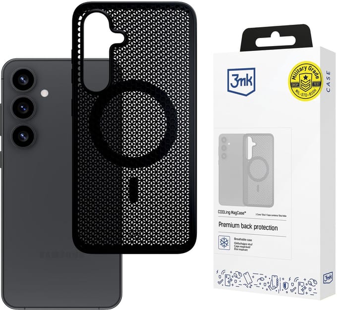 Telefoonhoesjes Samsung Galaxy S25+ - 3mk COOLing MagCase
