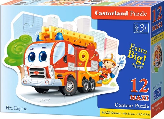 Fire engine - 12MAXI stukjes