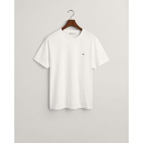 Gant T-Shirt Regular Uni Fine Shield Embroidery Wit / male