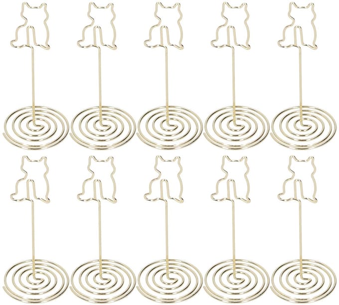 Allecto - Tafel Nummer Houder - Kat Foto Clip - Schattig Design