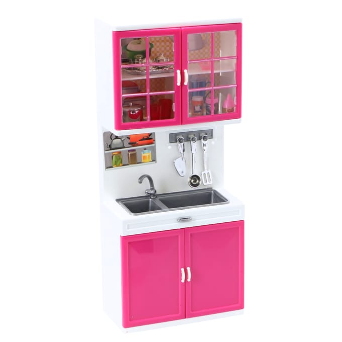Fleur keukenspeelset met gootsteen en keukenkastjes (5716392)