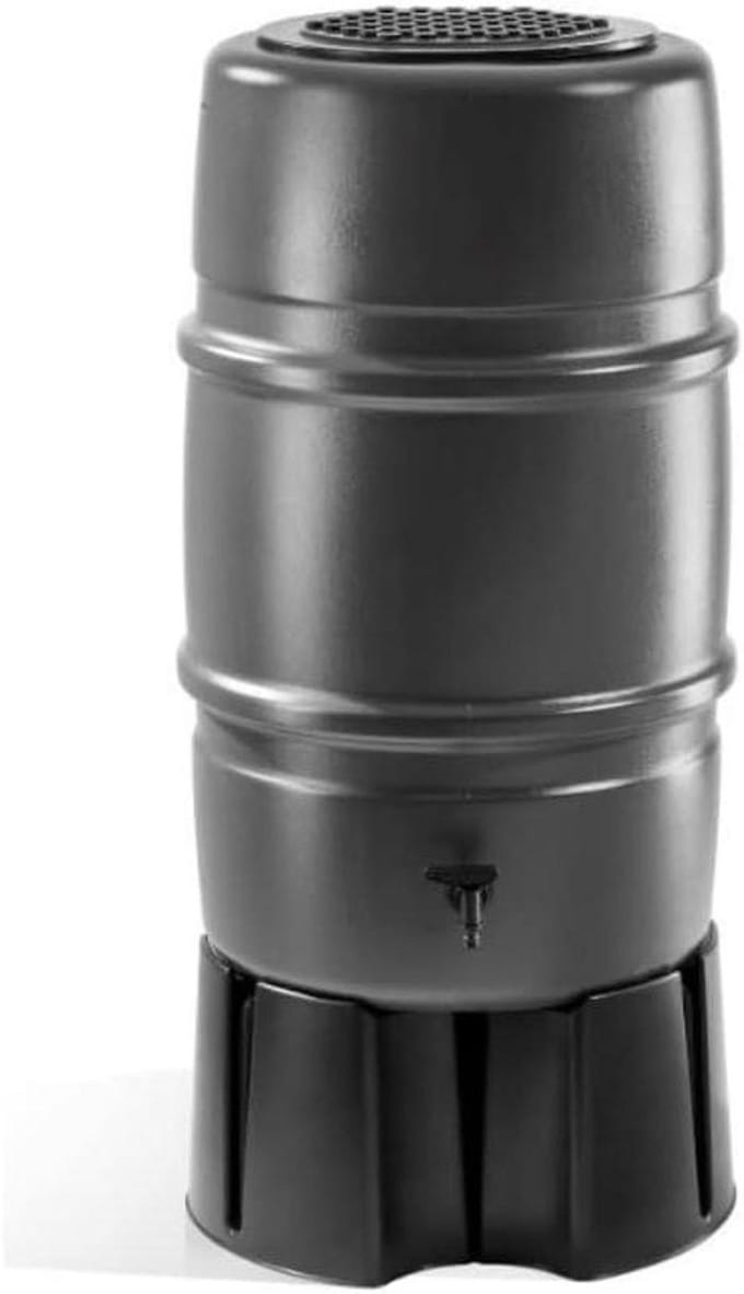 Regenton - Water Butt - Regenwater Opslag - Inclusief Kraan - 227 Liter - Grijs