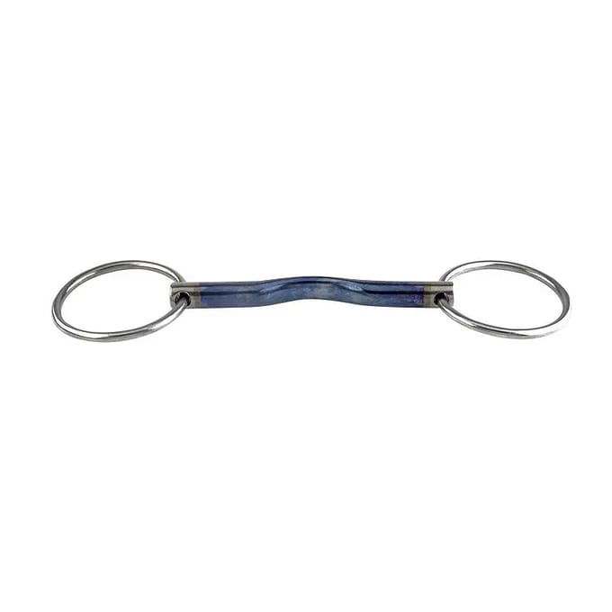 Dubbel bit voor paarden Trust Sweet Iron Loose ring low port