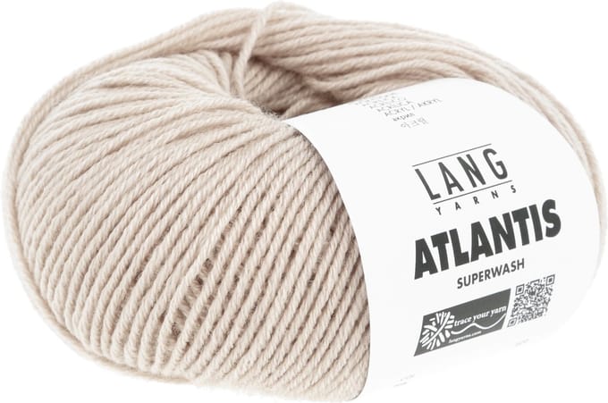 Lang Yarns Atlantis - 26 lichtbeige - Wol/Acryl-Mix Garen