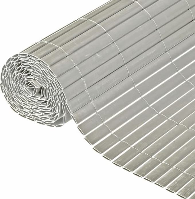 Nature - Tuinscherm - dubbelzijdig - 1 x 3m - PVC - groen - zeer goede afscherming