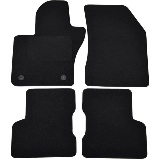 Vloermatten - Jeep - Renegade - Zwart velours - 4 stuks - Nauwkeurige pasvorm