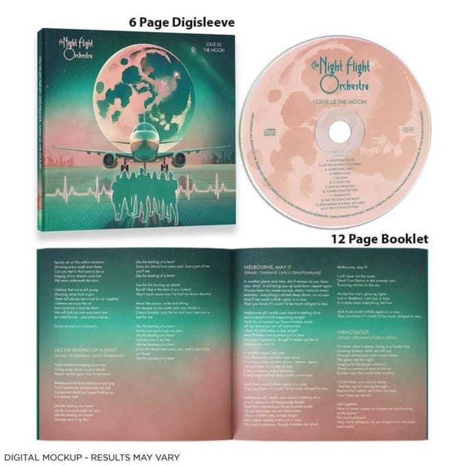 The Night Flight Orchestra CD - Give us the moon - voor Geen - standaard