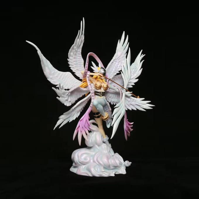Anime Digimon monster Avontuur Angewomon Actiefiguur Model Speelgoed 26cm no box white