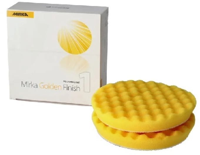 MIRKA GOLDEN FINISH PAD 1 GELE GEWAFELDE POLIJST PAD 155MM 2ST