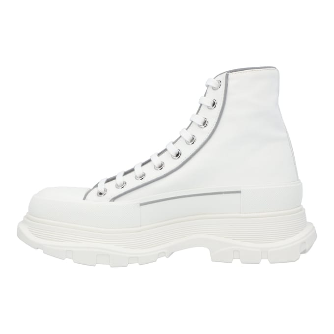 Alexander McQueen Tread Slick Boots 'Wit Grijs'