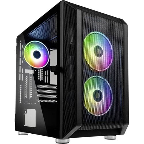 Kolink CITADEL MESH RGB Micro-tower Gaming-behuizing Zwart