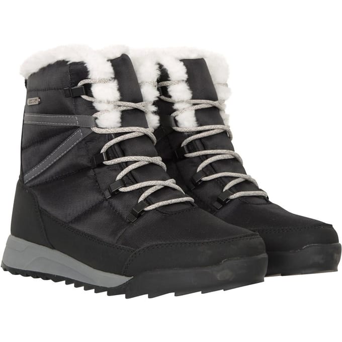 Mountain Warehouse Dames/Dames Leisure II Sneeuwlaarzen (Jet Zwart/Wit)