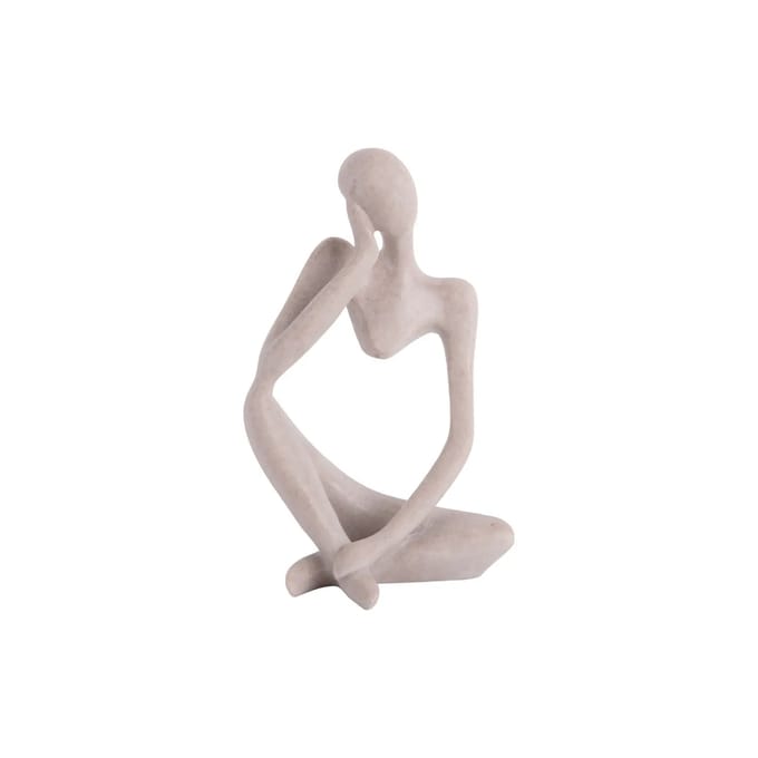 Present Time Imagine beeld H24cm lichtgrijs