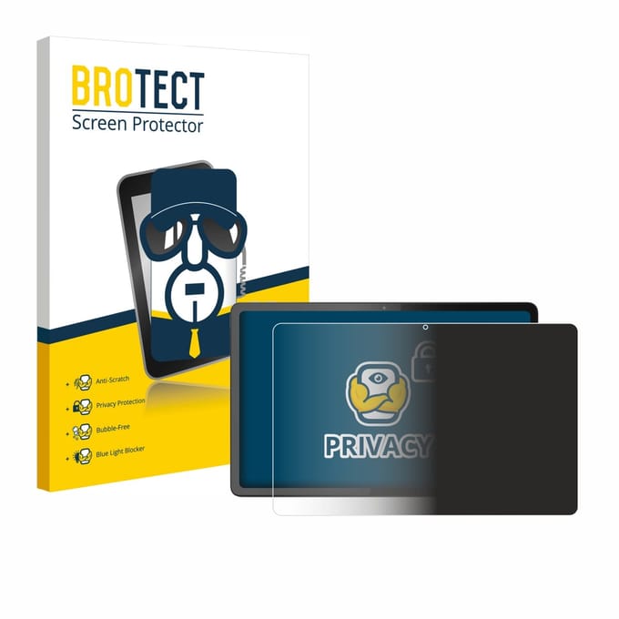 BROTECT - privacy screenprotector voor Lenovo Tab P11 Pro Gen 2 - Folie Beschermfolie Blauwlichtfilter