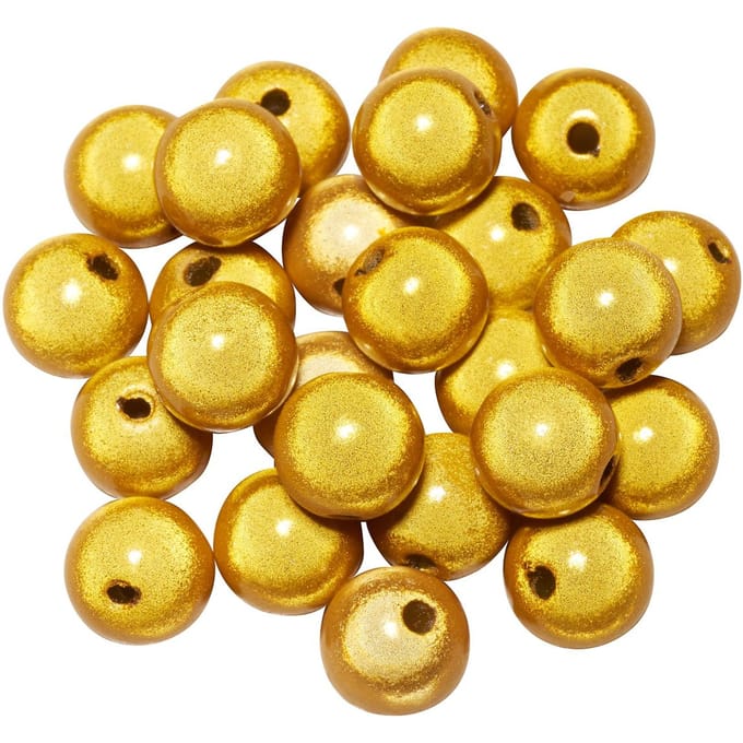 Miracle Beads, 8 mm - Geel