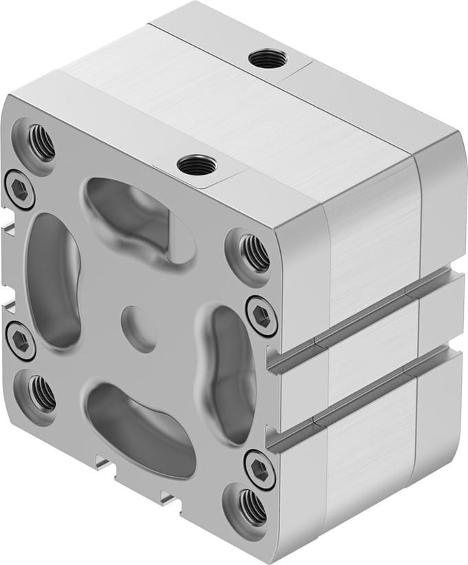 Festo Compacte Cilinder 80mm Boring 10mm Slag ISO 21287 Dubbelwerkend - 536353 - P2BPF