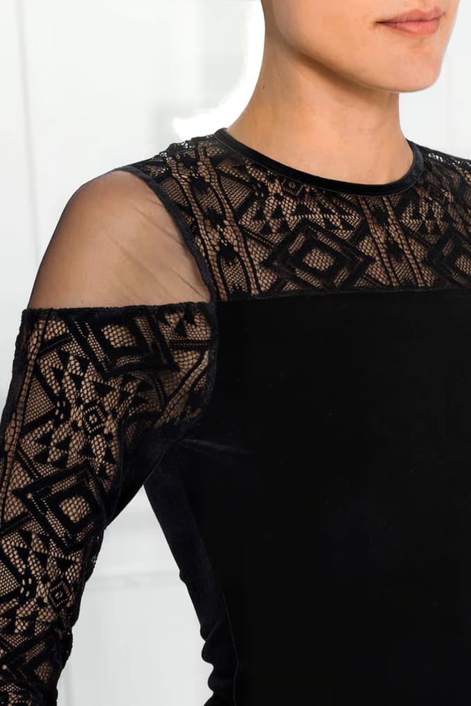 Anne Fontaine Sancy Black Größe: 36 | Blusen Outlet | Damen | Schwarz