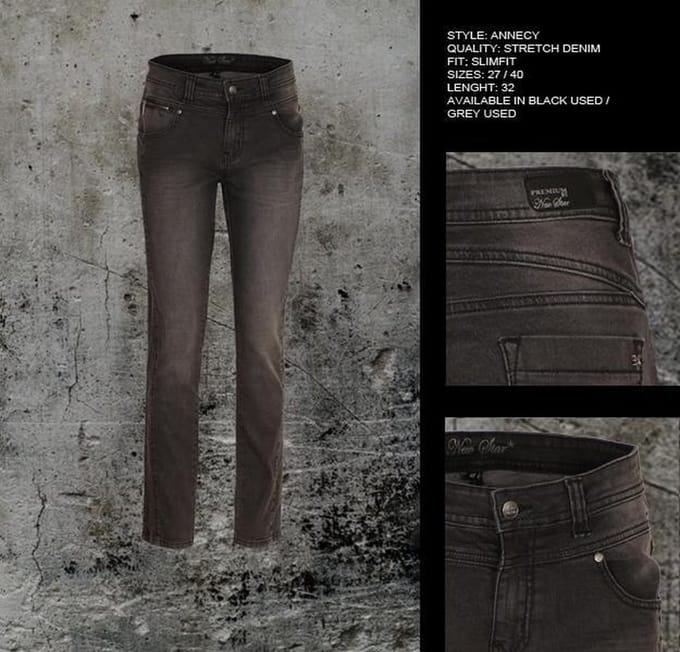 New Star dames jeans Annecy black denim - maat 28/32