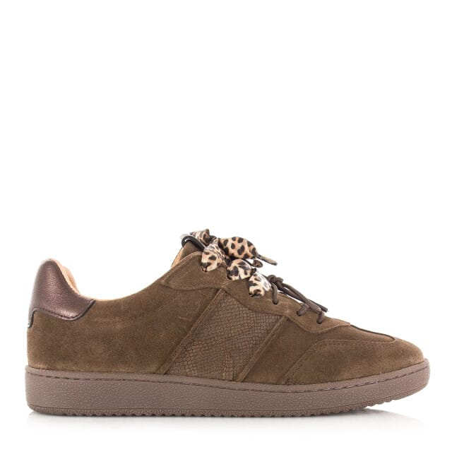 DWRS Label Dwrs poona sneakers dark brown lage sneakers dames