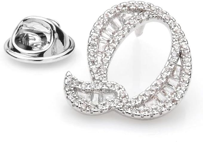 Initialen Broche - Letter Pin - Outfit Personaliseren - 26 Ontwerpen - 1 Stuk - Bamboe
