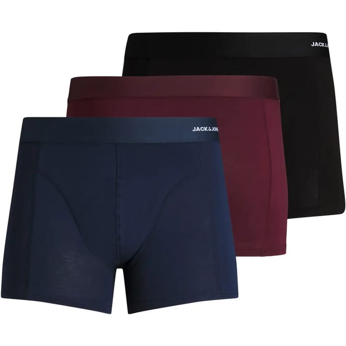 JACK & JONES - JACBASIC BAMBOO TRUNKS 3 PACK NOOS Heren Onderbroek