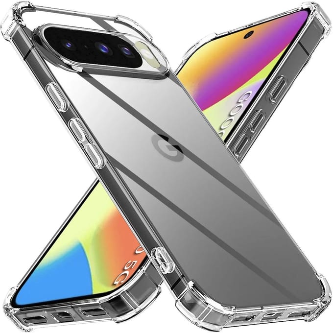 Hoesje geschikt voor Google Pixel 10 / 10 Pro - Techsuit Shockproof Silicone Back Cover - Transparant