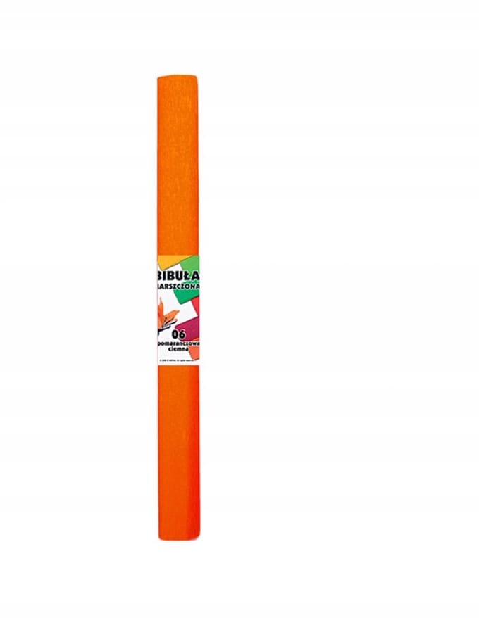 BTS - Kreppapier - Oranje - 50x200 cm