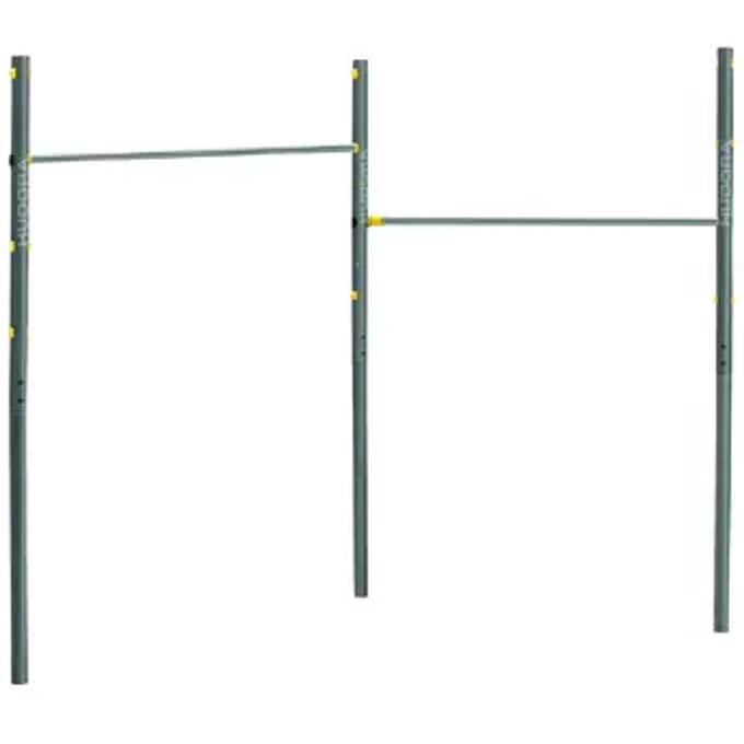 Dubbele horizontale draaistang Hudora Fabian Pro