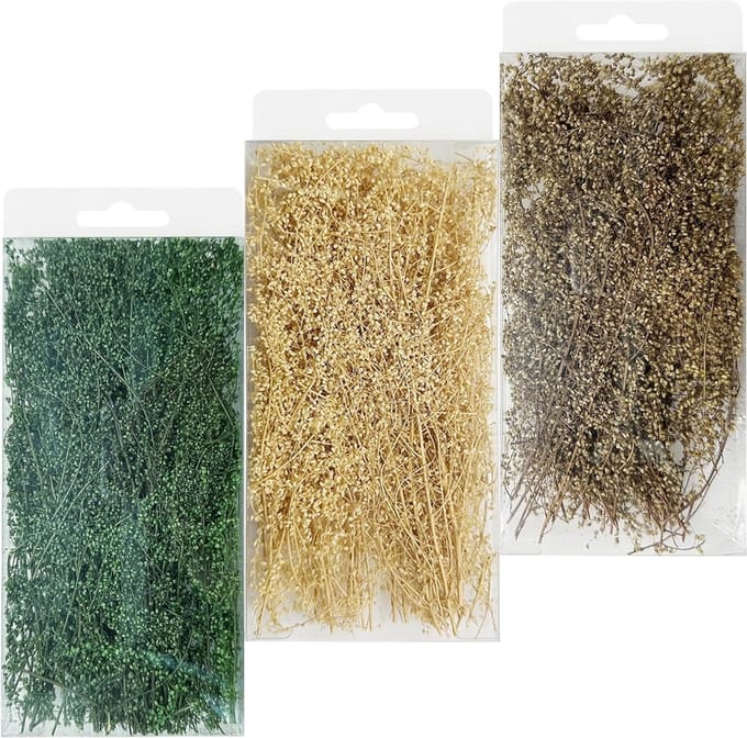 Scenics Gras Bundel, 3 Kleuren, DIY Miniatuur Statisch Gras Tuft voor Modelbouw, Terrain Constructie en Tafelspellen