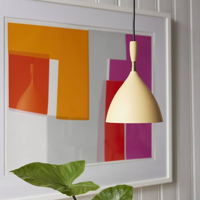Northern hanglamp Dokka lichtgeel