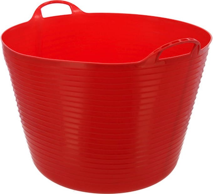 Mand flexibel - FlexBag Rood 60-liter - wasmand