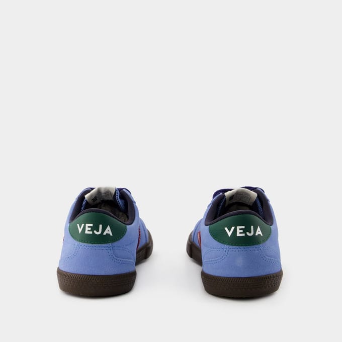 Volley Sneakers - Veja - Leer - Blauw
