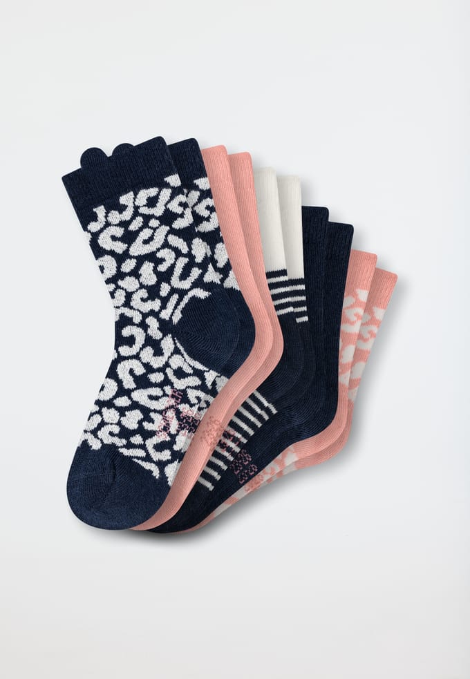 Meisjessokken, set van 5, meerkleurig - Legwear Kids 23/26