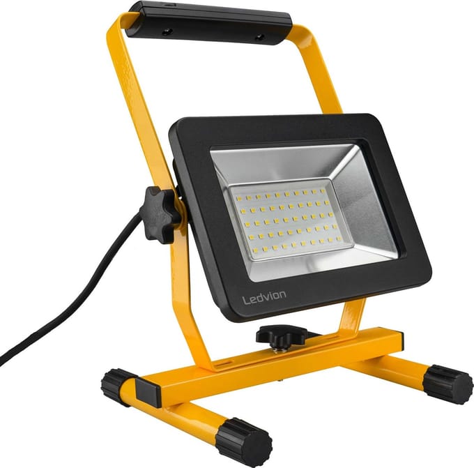Ledvion - LED Bouwlamp - IP65 - 50W - 120lm/W - 6000L - Incl. 1 -5M Aansluit