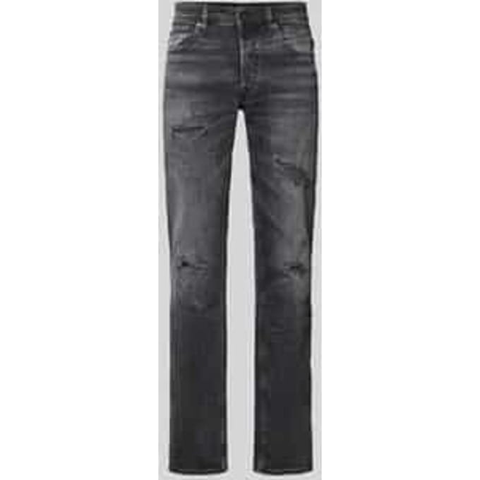 straight fit jeans in destroyed-look model 'GROVER'