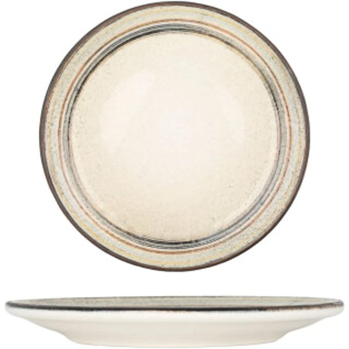 Bonna Dessertbord - Cortado - Porselein - 17 cm - set van 6