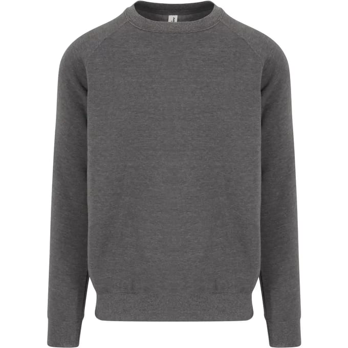 Just Hoods - Graduate Heavyweight Sweat - Charcoal (Heather) maat L