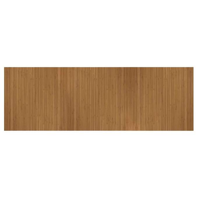 vidaXL - Vloerkleed - rechthoekig - 100x300 - cm - bamboe - bruin