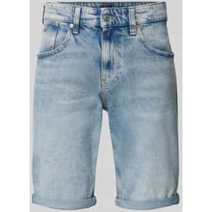 regular fit korte jeans van katoenmix model 'RONNIE'