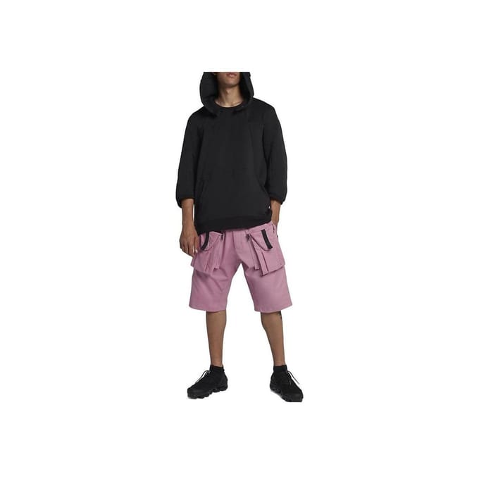 Nike Lab ACG Functionele Knoopsluiting Effen Kleur Cargo Shorts Heren Shorts Lila 923949-678 S gray