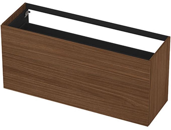 INK - Onderkast 2 Laden Push To Open Decor - 1400x450x650 Mm - Warm Walnoot