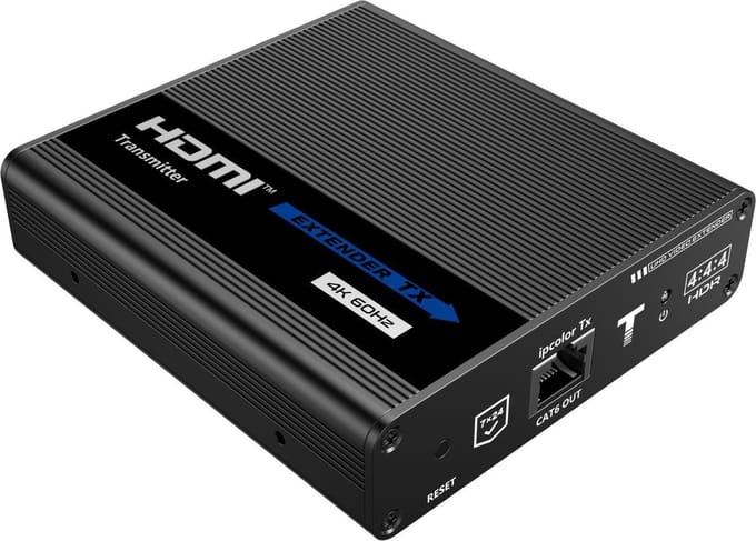 Allteq - HDMI verlenger - Zender - Transmitter - HDMI 2.0 - 4K - Verlengt tot max. 70 meter