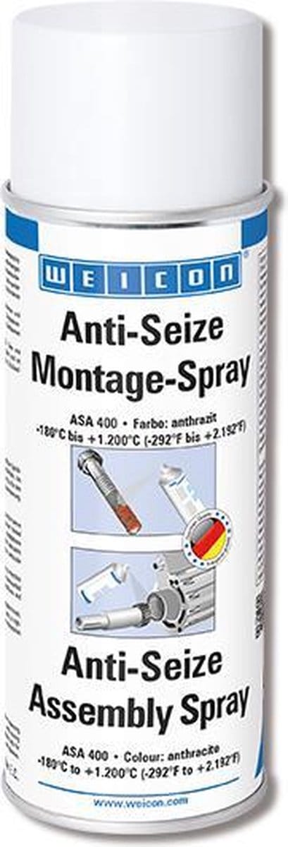 WEICON Anti-Seize Montagespray – 400 ml – Koper- en nikkelvrij